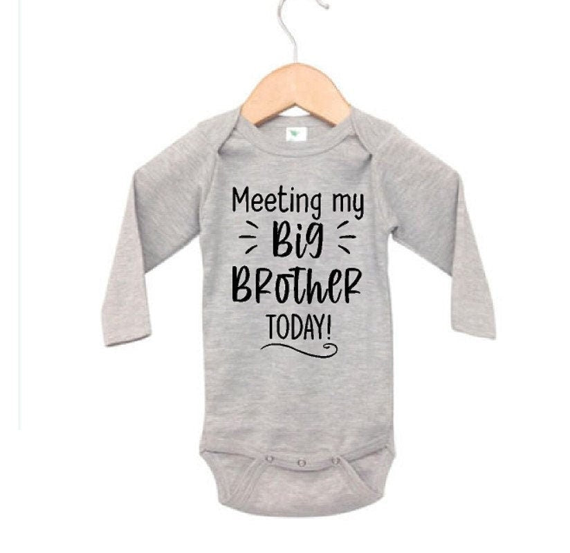 Baby Going Home Outfit, Boy, Girl, Meeting my Siblings, Brother, Sister, Bringing Home Baby Outfit, Gender Neutral, Girl