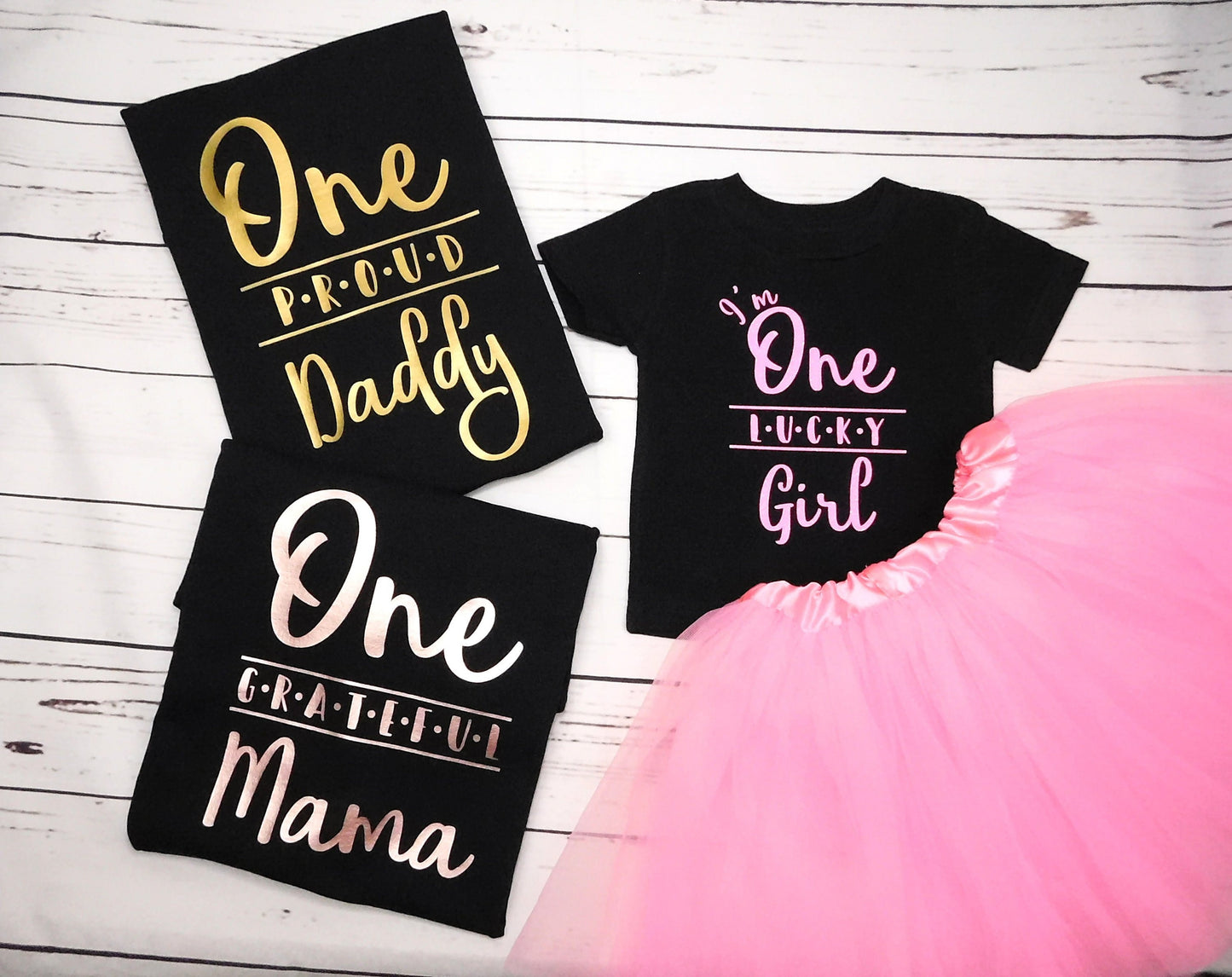 Family Shirts for Girls 1st Birthday Outfit for Mom, Dad, Brother Matching Outfits