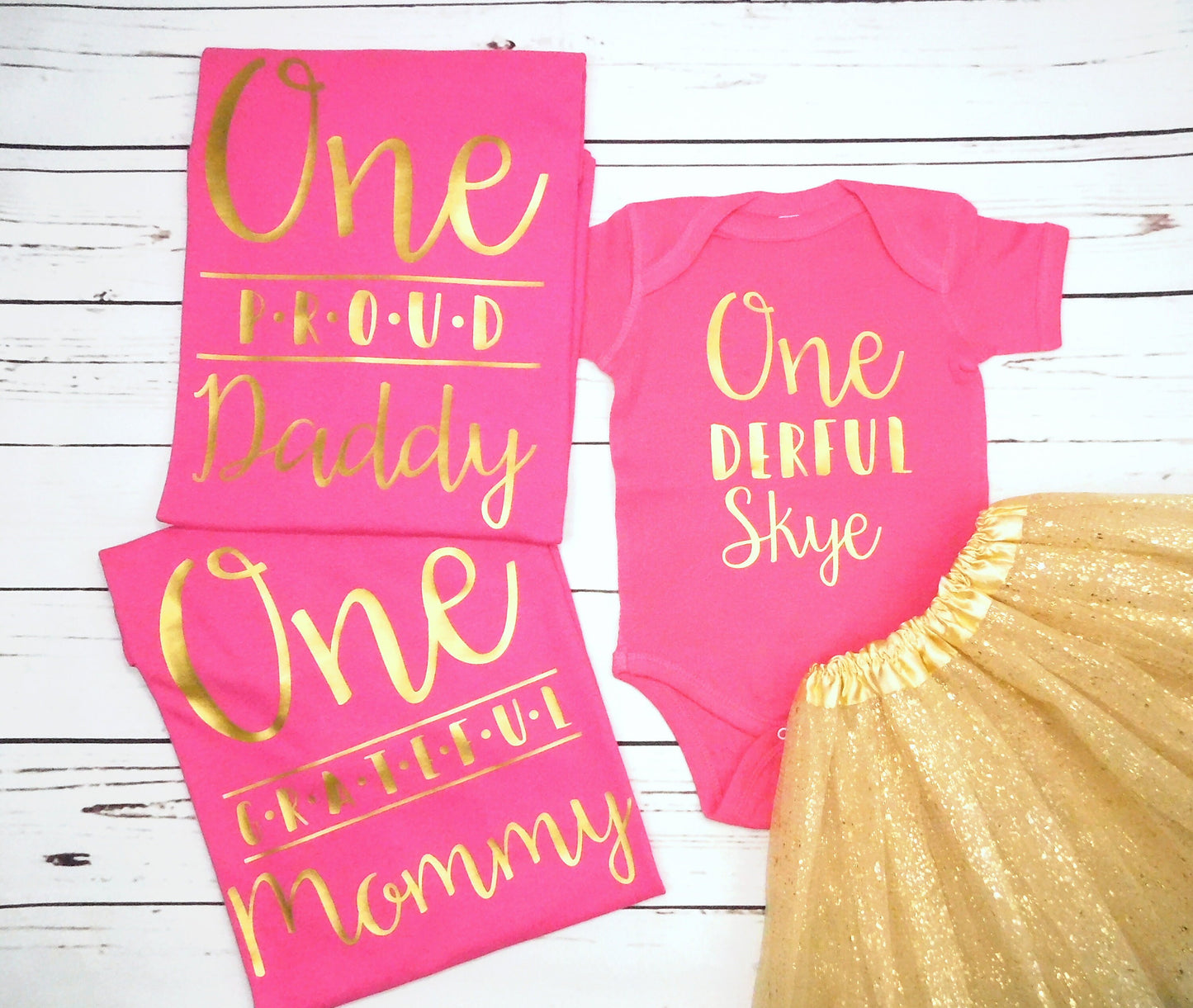 Family Shirts for Girls 1st Birthday Outfit for Mom, Dad, Brother Matching Outfits