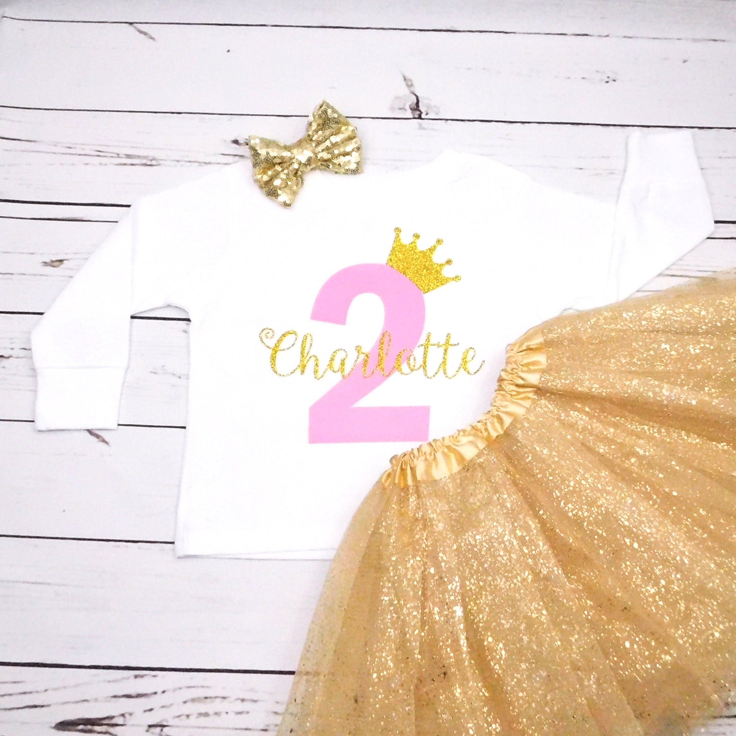 3 Year Old Girl Birthday Outfit, 3rd Birthday Shirt, Lilac Purple and Gold Glitter