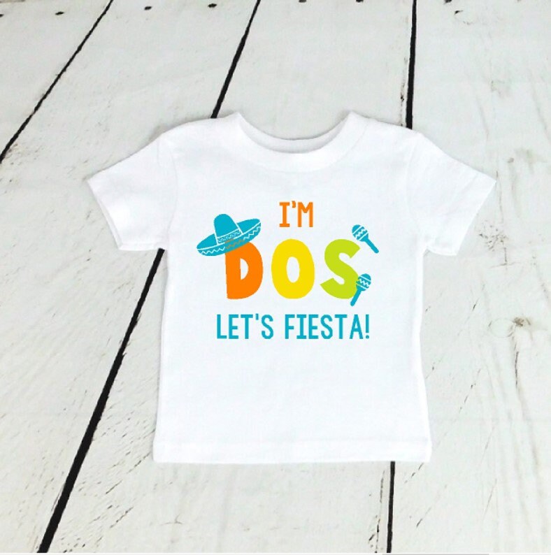 2 Year Old Birthday Boy or Girl Outfit, Boys 2nd Taco Birthday Shirt, Fiesta Girls 2nd Birthday, Taco TWOsday, Cinco De Mayo, Teal, Orange