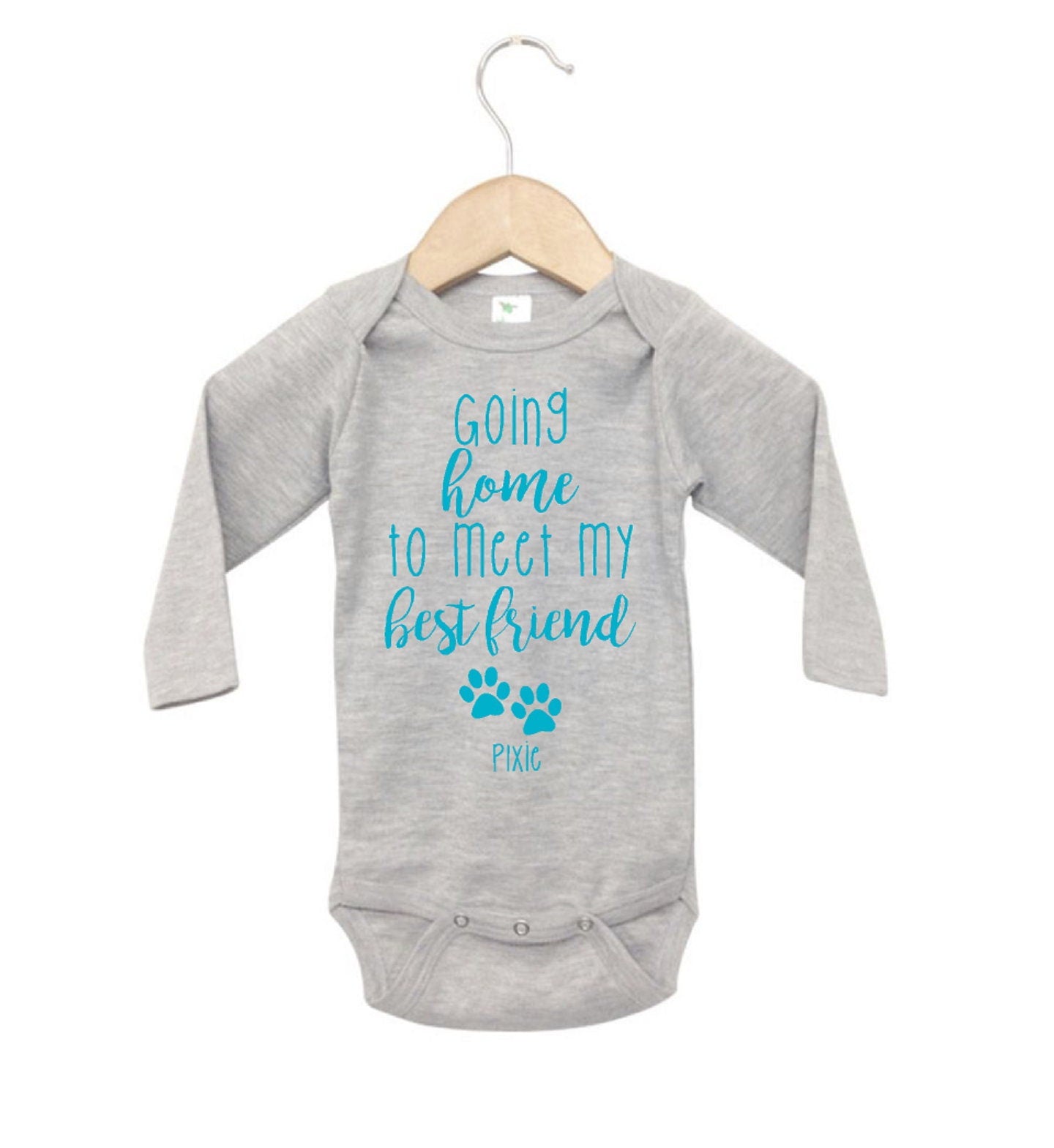 Gender Neutral Coming Home Outfit, Newborn Boy or Girl, Going Home to Meet my Pup, Spring, Summer, Winter, Fall