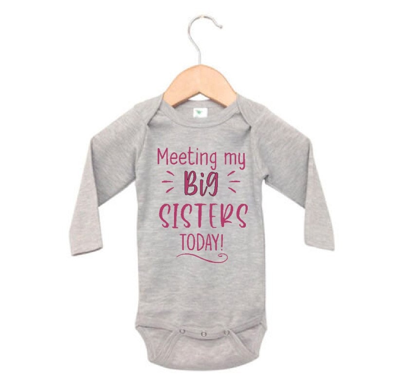 Baby Going Home Outfit, Boy, Girl, Meeting my Siblings, Brother, Sister, Bringing Home Baby Outfit, Gender Neutral, Girl