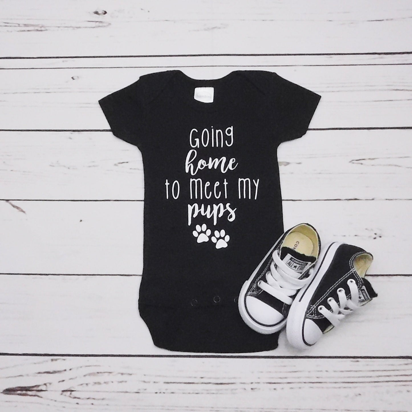 Gender Neutral Coming Home Outfit, Newborn Boy or Girl, Going Home to Meet my Pup, Spring, Summer, Winter, Fall