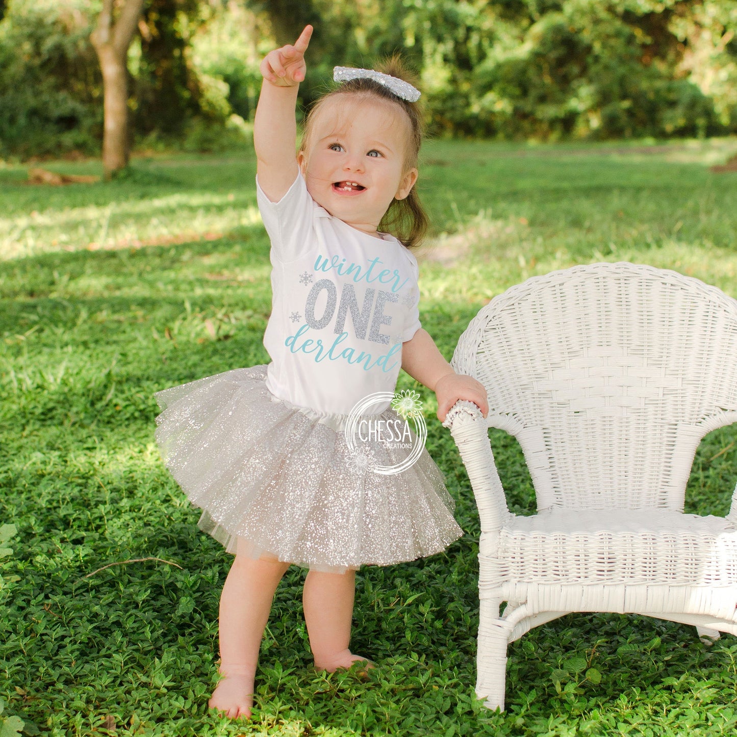 Winter ONEderland 1st Birthday Girl Outfit First One Year Old Girl Birthday, Snowflake, Long or Short Sleeve Shirt with Tutu and Bow