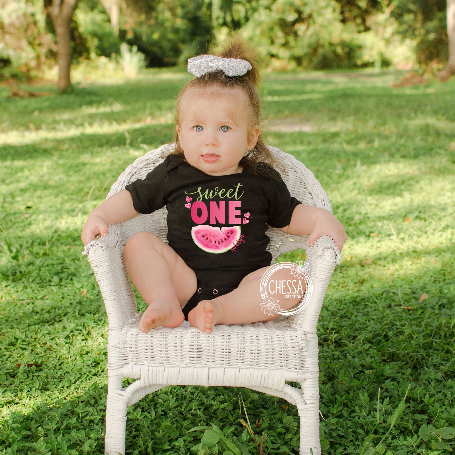 Watermelon First Birthday Girl Outfit Summer 1st Birthday Sweet One Year Old  Long or Short Sleeve Shirt with Tutu & Bow, Beach Party