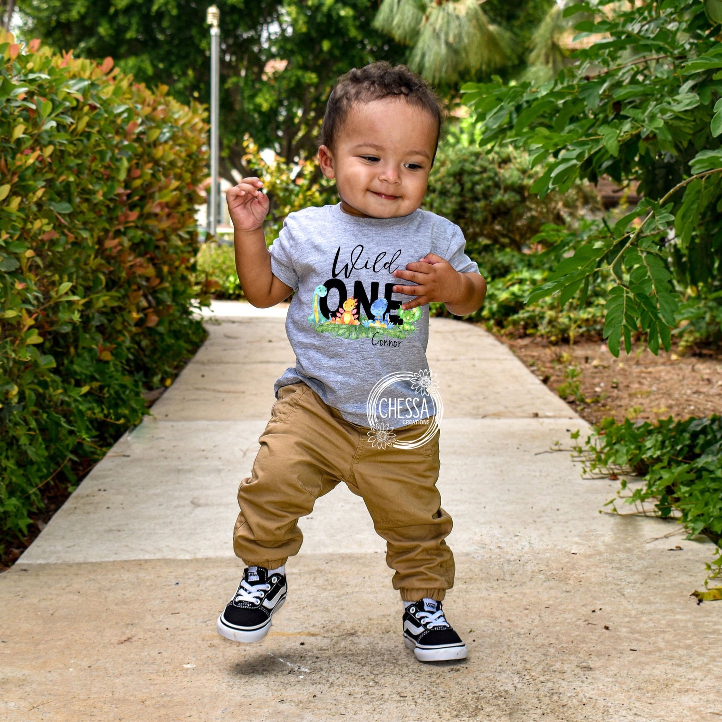 Dinosaur 1st Birthday Boy Family Shirts, Wild ONE First Birthday Boys Party Outfit Raglan Baseball Cake Smash, Mom, Dad, Sister, ANY AGE!