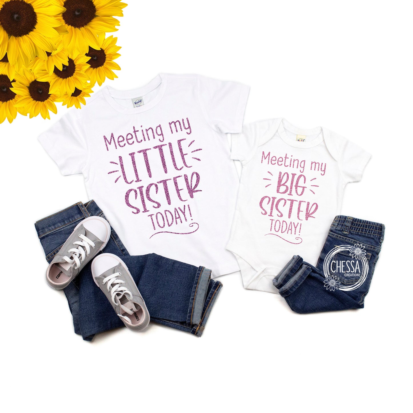 Baby Going Home Outfit, Boy, Girl, Meeting my Siblings, Brother, Sister, Bringing Home Baby Outfit, Gender Neutral, Girl